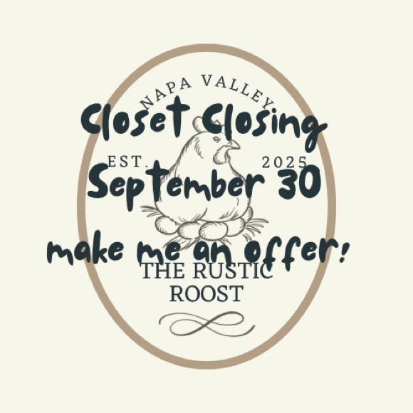 Closet closing 9/30 - entertaining offers - Picture 1 of 1